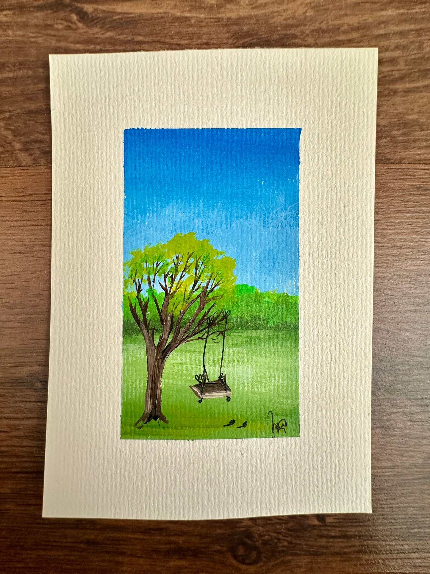 A Place To Dream - Handpainted Postcard